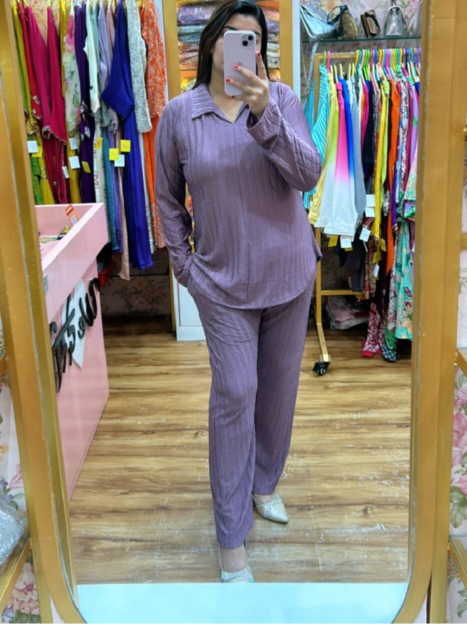 Purple Plain Co-ord