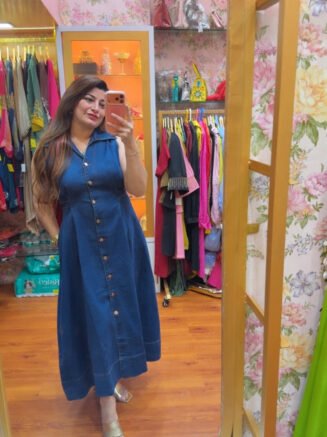 "VIBE" - Denim Dress